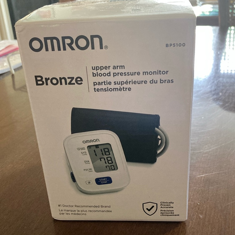OMRON Bronze Blood Pressure Monitor with Black Cuff